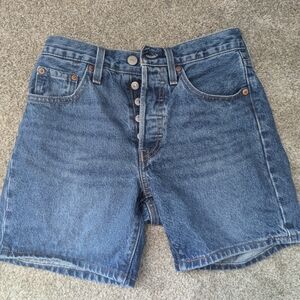 Blue Denim Shorts
